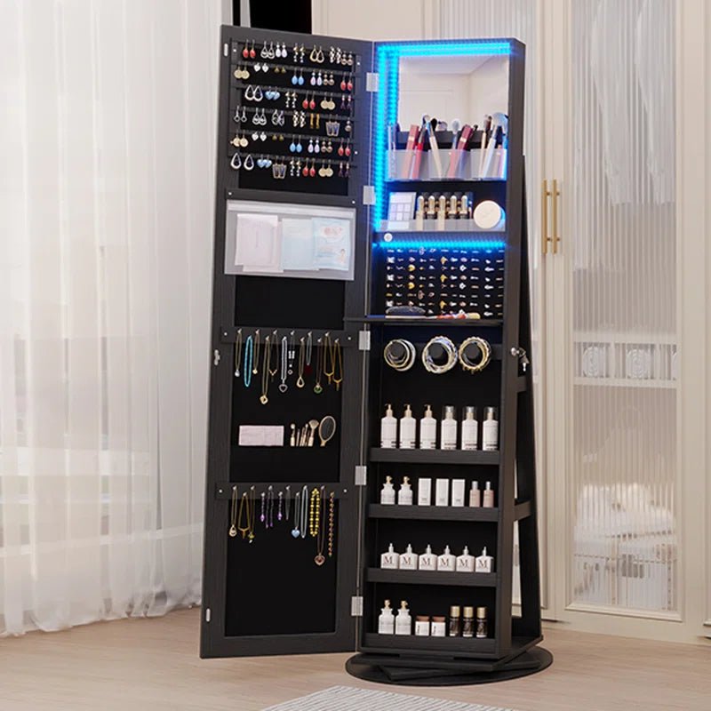 21.6'' Wide Freestanding Jewelry Armoire